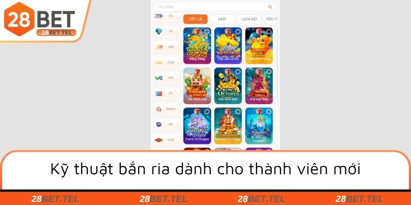 Kỹ thuật bắn ria dành cho thành viên mới